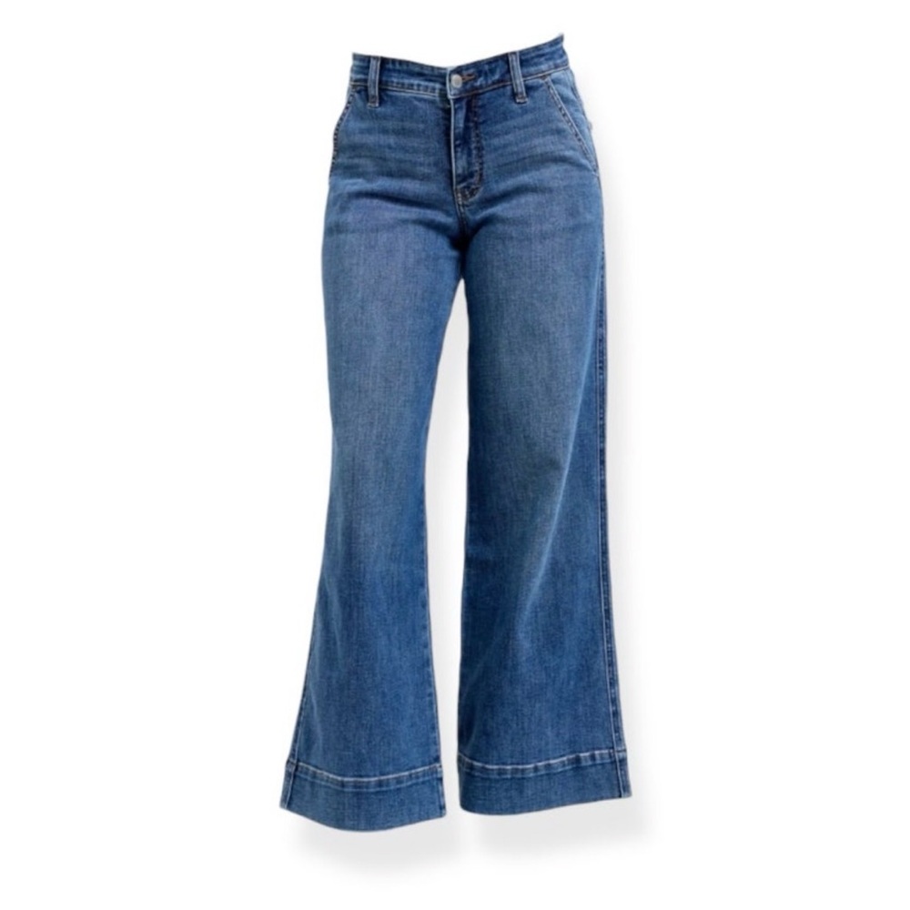 Judy Blue Flare Jeans in Deep Blue